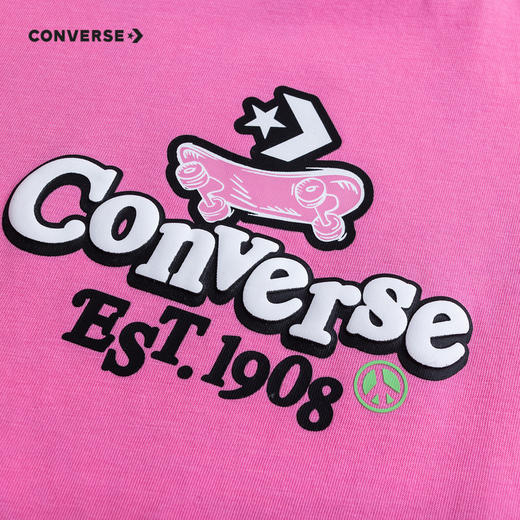 CONVERSE 夏 大童小童婴童 短袖T恤 CNVG-TE-D635 商品图10