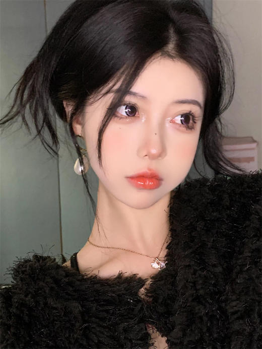 大直径年抛 Sheepcon系列元气白桃粉美瞳 直径14.5着色14.4韩国产 商品图7