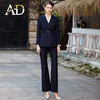 AD高级感女总裁西装套装气质藏青色工装商务律师职业装西服套裤 商品缩略图0