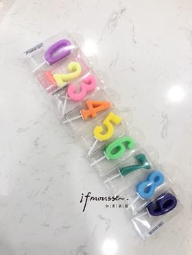 「配件」数字蜡烛