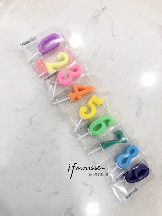 「配件」数字蜡烛 商品图0