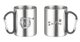 贝林自然世界Meng狮不锈钢露营杯