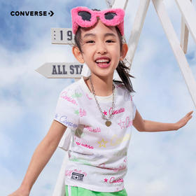 CONVERSE 夏 大童小童婴童 短袖T恤 CNVG-TE-D676