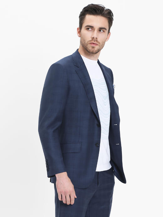 callisto藏蓝精纺全羊毛西服  SRBWJ052H 商品图1