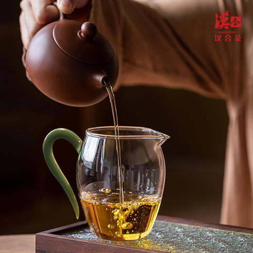 【⁭ 手把颜色随机发货！】高档 公道杯 分茶器 耐热高硼硅玻璃 商品图1