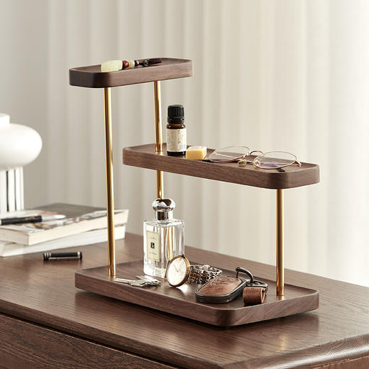 初心| 三层置物架摆放香水盲盒手表卧室玄关 商品图5