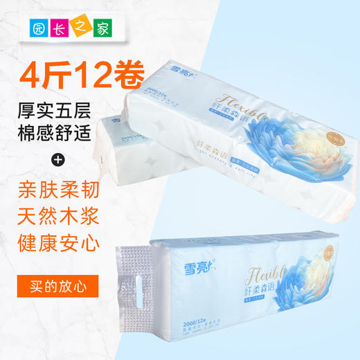 雪亮卷纸4斤12卷 商品图0