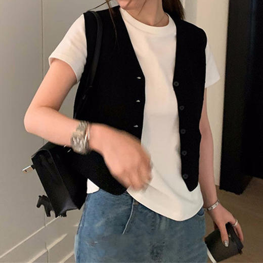 裁缝学苑AX54口袋短袖t恤纸样女装夏季新款上衣打底T服装衣服打板 商品图3