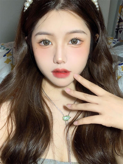 正品年抛  Hushlens系列南瓜麻薯美瞳  直径14.5着色13.8  韩国产 商品图6