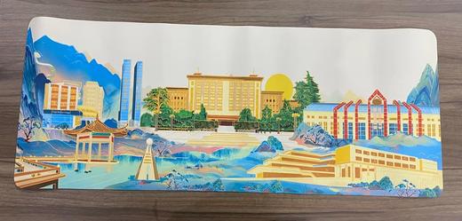 华中大校景鼠标桌垫 商品图0