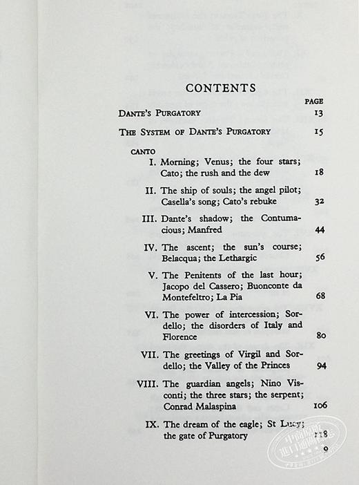【中商原版】神曲2 炼狱 英文原版 The Divine ComedyIl Purgatorio 但丁 Dante Alighieri 双语版 意大利语 商品图4