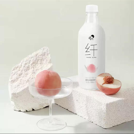 喜茶无糖气泡水桃香味500ml 商品图0