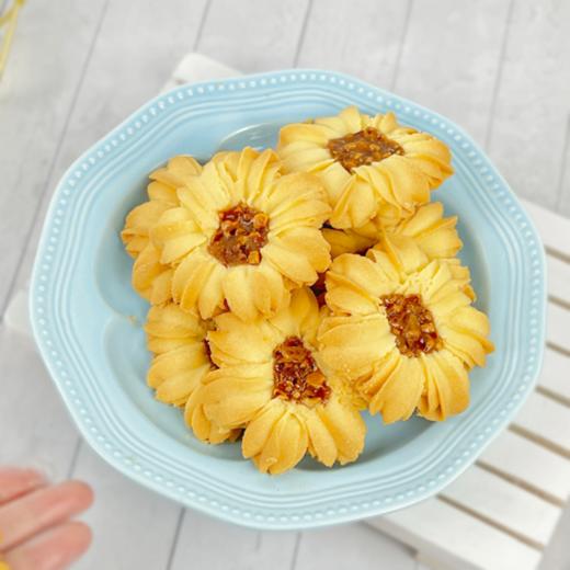 烤爱·基础款·曲奇系列·牛油太阳花曲奇·原味·下午茶 全国配送（偏远地区除外） 商品图1