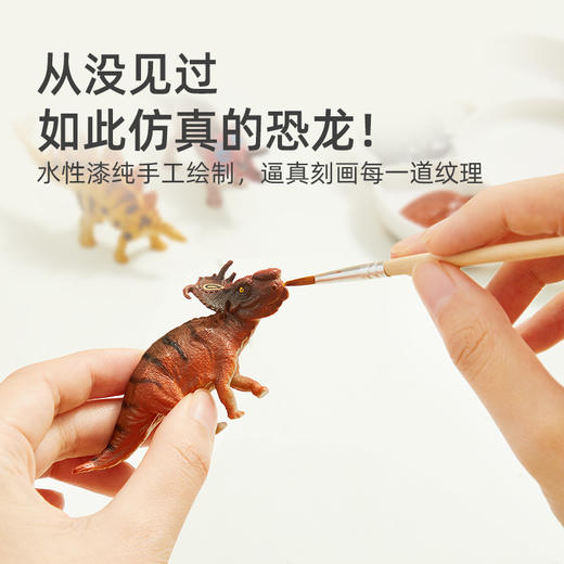 mideer弥鹿恐龙玩具男孩100只套装仿真霸王龙世界礼盒模型手办 商品图3