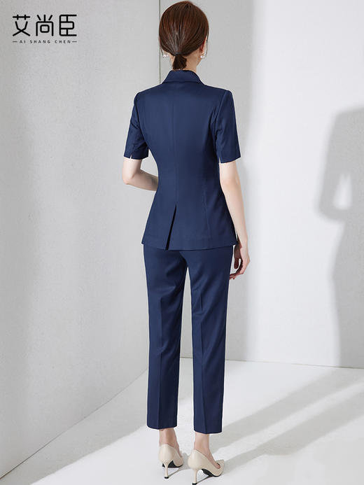 高端西装套装女夏季2023年新款短袖西服外套职业装正装气质工作服 商品图4