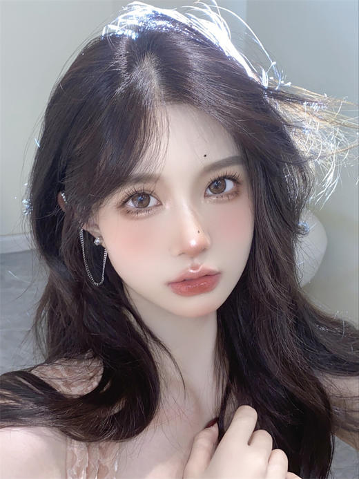 正品年抛| Focusmoon系列杏奶棱镜美瞳 |直径14.5着色13.9 韩国产 商品图6