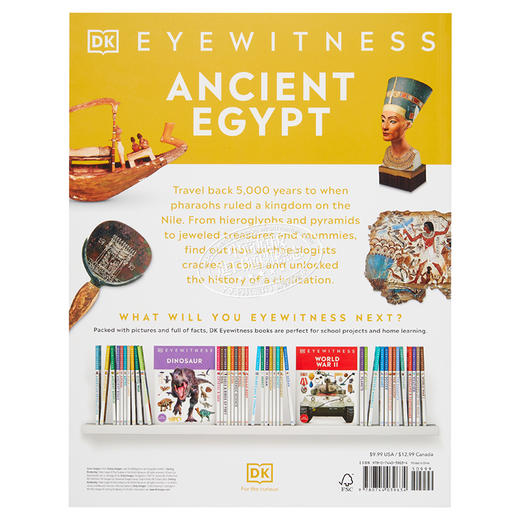 预售 【中商原版】Eyewitness系列 古埃及百科 英文原版 Ancient Egypt DK 商品图1