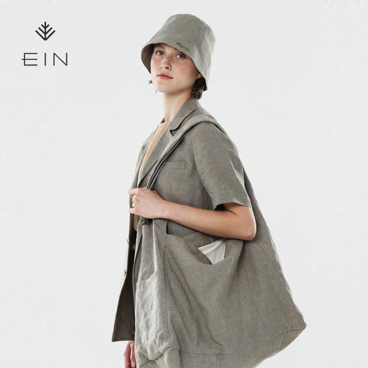 EIN文艺复古呼吸感亚麻包EA0404321 商品图3