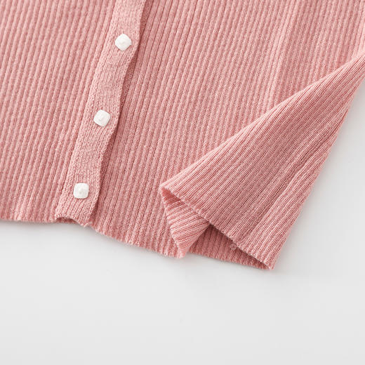 翻领针织开衫，春季新款小衫polo领气质慵懒时尚小众上衣SR-16446 商品图2