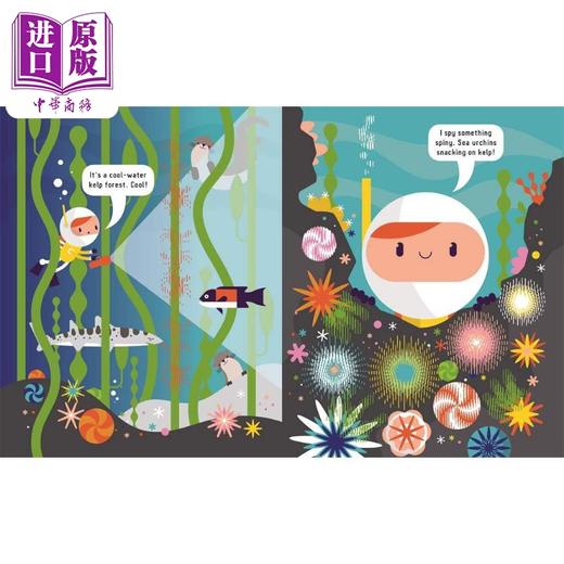 【中商原版】Zumi's Ocean Adventure 视觉绘本：祖米的海洋历险 英文原版 进口图书 儿童绘本 故事图画书 活动与玩具书  商品图3