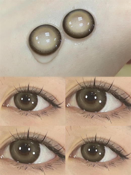 正品年抛  Hushlens系列南瓜麻薯美瞳  直径14.5着色13.8  韩国产 商品图2