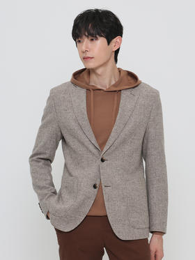 callisto米色全羊毛休闲便西 FRFJK025H