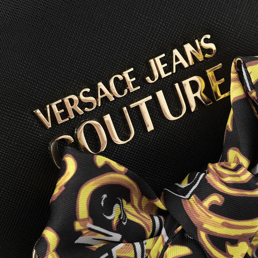 【现货超惠秒】Versace 女士 标志丝巾绑带链条单肩包 11384 商品图6