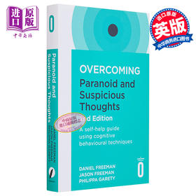 【中商原版】克服偏执与多疑的思想 第二版 英文原版 Overcoming Paranoid and Suspicious Thoughts Daniel Freeman
