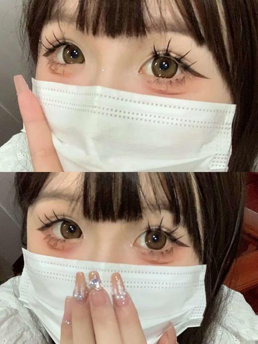 大直径年抛 agenscolor超大波斯菊棕美瞳 直径14.5着色14.4 韩国 商品图3