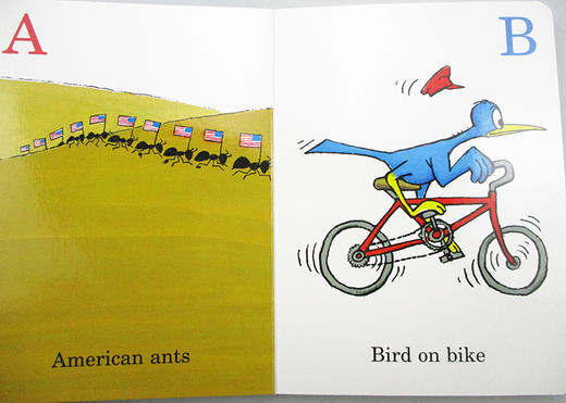 英文原版 The Alphabet Book 苏斯博士 字母表 启蒙儿童学习英语图画书 英文版 商品图1