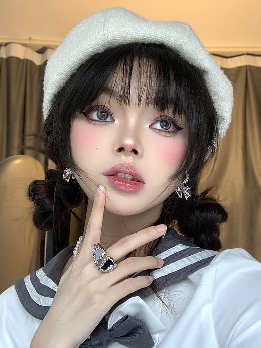 Onechu Beauty正品年抛 | 泪光银闪美瞳 | 直径14.2着色13.4 | 韩国产 商品图7