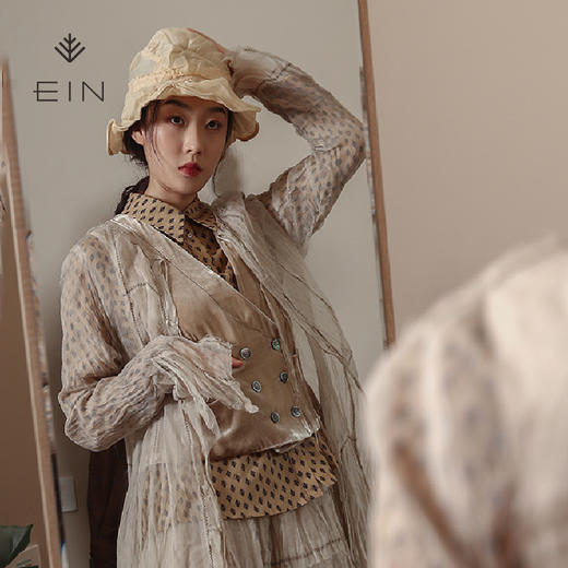 EIN 原创设计师自然褶皱肌理帽子EA0401221 商品图3