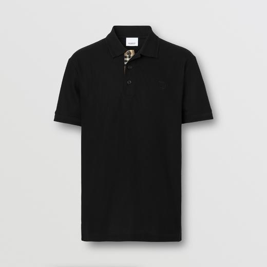 Burberry 博柏利 男士专属标识装饰珠地网眼布棉质刺绣TB logo Polo 衫 偏大一码 商品图0