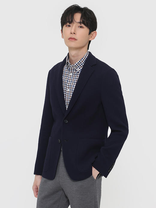 callisto藏青弹力针织针织便西 FRFJK153Y 商品图2