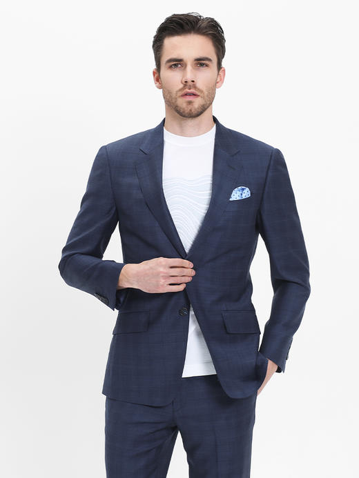 callisto藏蓝精纺全羊毛西服  SRBWJ052H 商品图0