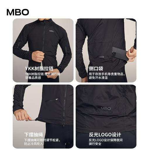 MBO男女便携收纳骑行风衣飞扬 户外防风储物外套W040 (经销商专拍链接，非经销商拍单不发货) 商品图1