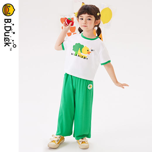 B.Duck小黄鸭童装夏季短袖套装105-150 BF2481002 商品图4