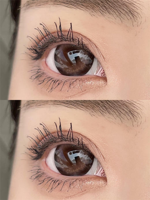 正品年抛  Oceangirl系列苦桃美瞳 直径14.5着色13.9  韩国产 商品图3