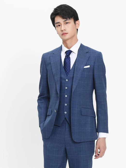 callisto深蓝强捻全羊毛西服  SRBWJ040C 商品图0