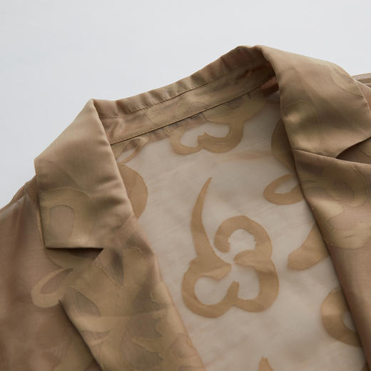 谜底2023夏季新款短款外套西装领通勤时尚小外套长袖女232MW0522 商品图3