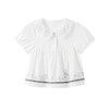 英氏儿童T恤23新款夏季女童翻领纯棉短袖刺绣上衣衬衫YRTCJ2P277A 商品缩略图4