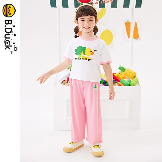 B.Duck小黄鸭童装夏季短袖套装105-150 BF2481002 商品图2