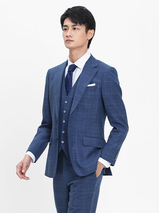 callisto深蓝强捻全羊毛西服  SRBWJ040C 商品图1