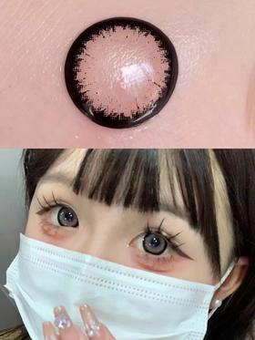 大直径年抛 agenscolor超大波斯菊粉美瞳 直径14.5着色14.4 韩国