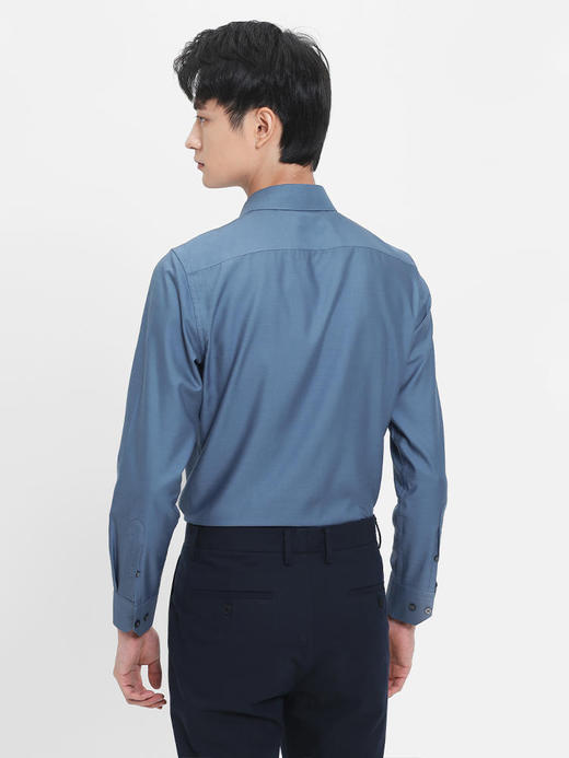 callisto深蓝丝混纺法式领衬衫  SRSTL181C 商品图2