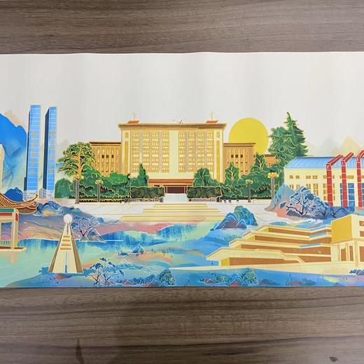 华中大校景鼠标桌垫 商品图3