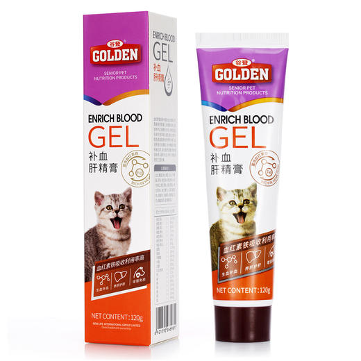 谷登补桖肝精膏120g宠物猫咪营养膏美短英短布偶幼成猫（猫用）120g 商品图1