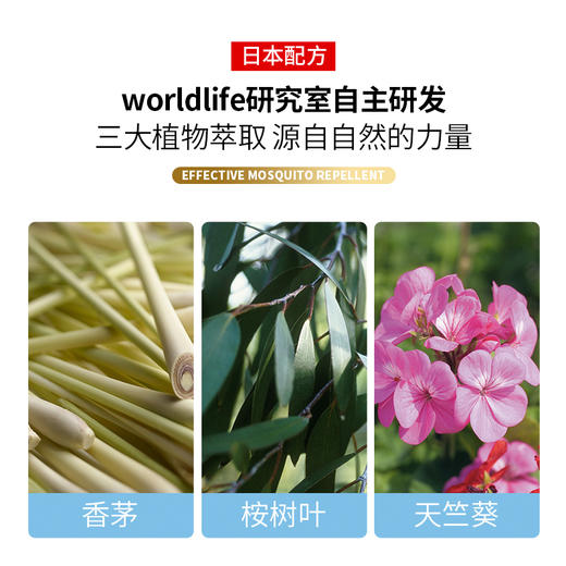 日本 Worldlife和匠 植物香珠 防叮咬 长时效室内芳香剂 商品图6