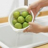 日本进口inomata沥水篮子家用水果蔬菜沥水筛洗菜淘米漏盆 商品缩略图6