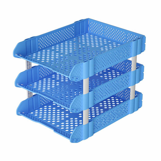 齐心 B2069 折叠文件盘（三层） 商品图0